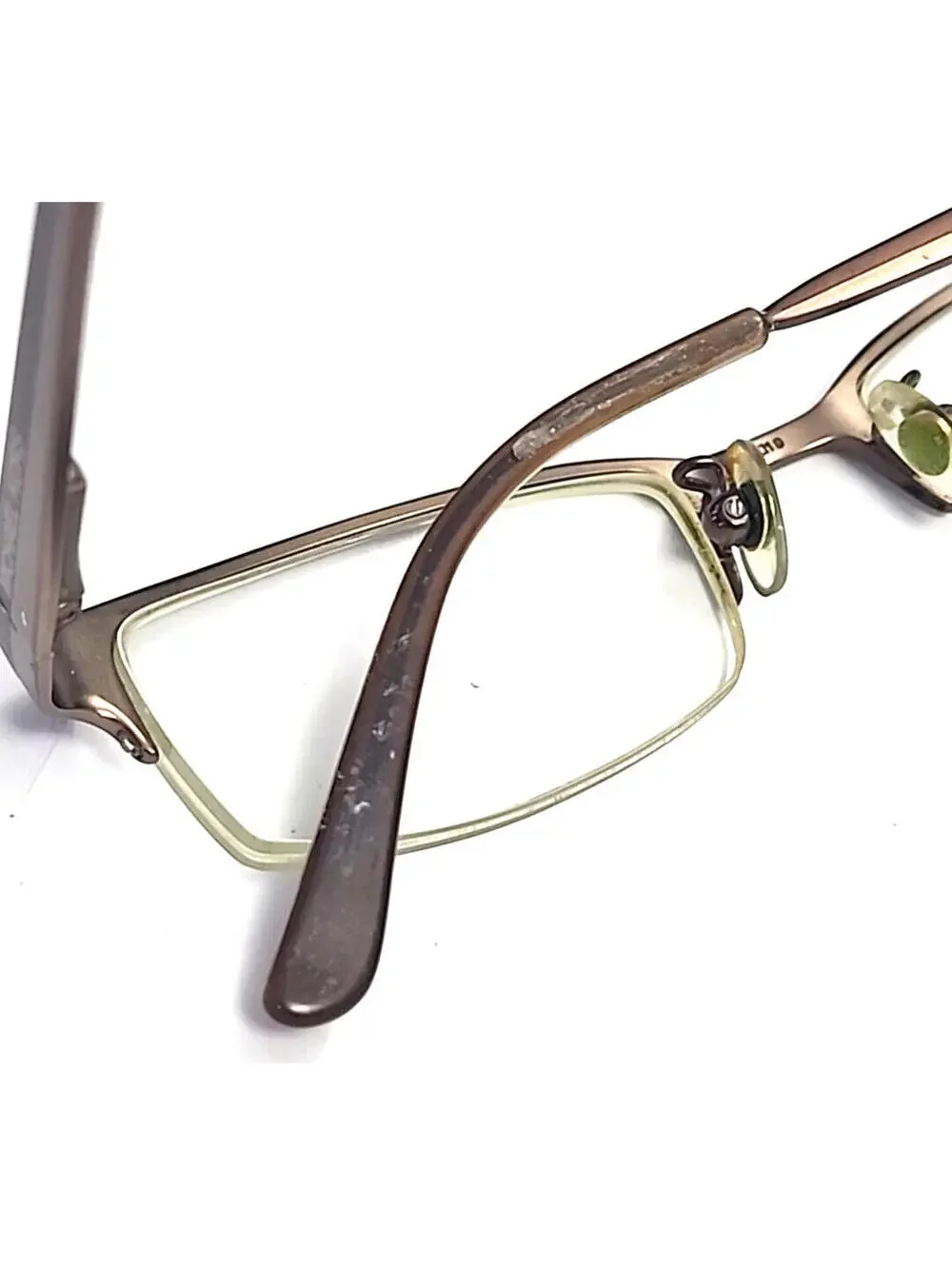 Michael Kors MK127 Brown Metal Rectangle Eyeglasses Frames 49-19 135